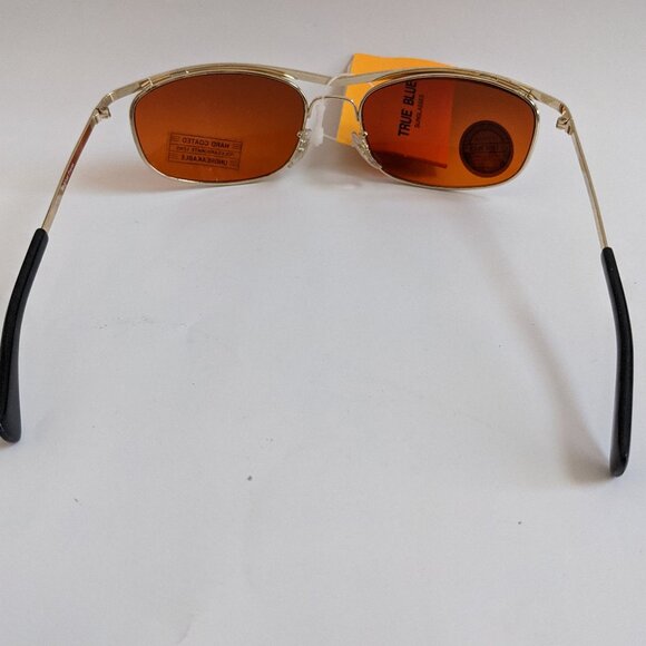 NWT True Vintage 90's fashion Oscar I style metal wrap sports Sunglasses - Picture 7 of 8